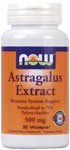 Astragalus by NOW Foods - (500mg - 90 Vegetarian Capsules)