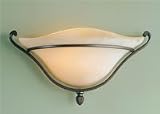 Murray Feiss One-Light  Tuscan Villa Collection Wall Bracket, Corinthian Bronze with Beige Etruscan Glass Shade # WB1194CB