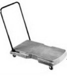 RUBBERMAID / RUB440000 / Utility-Duty Triple Trolley Cart, 500lb Capacity, 20-7/8 x 31-3/4 Platform, BLK / Sold as 1 EA