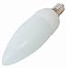 Energiesparlampe 230 V E14 Sockel Länge: 120 mm Durchmesser 35 mm Kerzenform warm weiss 2700 K Energieklasse: A 5 W
