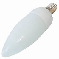 Energiesparlampe 230 V E14 Sockel Länge 150 mm Durchmesser 40 mm Kerzenform Tageslicht 4200 K Energieklasse A 9 W
