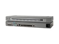 Belkin Omniview SMB 1x8 KVM-over-IP Switch - KVM switch - PS/2 - CAT5 - 8 x KVM port(s) - 1 local user - 1 IP user - desktop - SMB KVM OVER IP 1X8 PS/2 IN CAT5 OUT