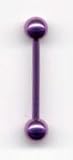 Titanium Purple Barbell 14 gauge by 5/8