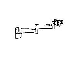 Ergotron - Monitor/keyboard Arm - Gray