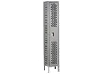 Hallowell Heavy-Duty Ventilated Locker Single Tier 12x12x72 1 Door Unassembled