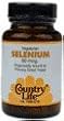 Selenium L-Selenomethionine 100 mcg by Country Life 180 Tablets Selenium L-Selenomethionine 100 mcg by Country Life 180 Tablets