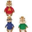 Ty Beanie Babies - Alvin & the Chipmunks 3 Piece Set