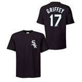 Ken Griffey Jr. White Sox Youth Player T-shirt by Majestic