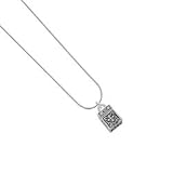 Prayer Box Silver Plated Snake Chain Charm Necklace [Jewelry]