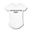 UNITED STATES BABY - USA BABY - Country Series - White, Blue or Pink Onesie / Baby T-shirt