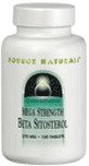 Beta Sitosterol Mega Strength 375 mg 60 Tabs Source Naturals