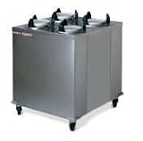 Dinex International Inc Enclosed Heated Plate Dispenser for 10-1/8 in. Plates - 2 Silo