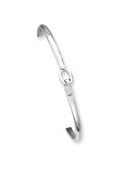 Sterling Silver Bangle Bracelet QB15"