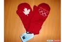 2010 Collectible Olympic Red Mittens Vancouver Canada, Adult Size S/M, Brand New with Original Tags and Hologram