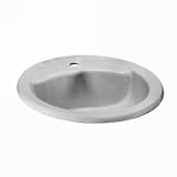 American Standard CADET OVAL COUNTERTOP SINK W/SCOTCHGUARD 0419111SG.165
