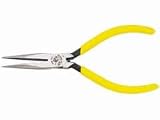 Klein Tools D307-5-1/2C: Klein Slim Long Nose Plier, Serrated Jaws