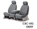 Coverking Leather Custom Fit Seat Covers - Genuine Leather Grey, Front Row Seats 1997 - 2001 Honda Cr-v 50/50 Bucket,w/removable Headrest,w/driver Armrest,w/o Passenger Armrest