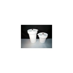 Tupperware Sugar and Creamer Set in White by