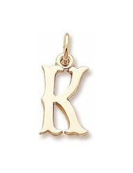 Rembrandt Charms Letter K Charm
