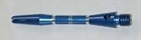 Striped Blue Aluminum Shafts - 3 Sets, 2BA Short Length, AR1