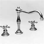 Newport Brass 942/15A Kitchen Faucet - 8 Centers - Cross Handles in Antique Nickel (Pewter)