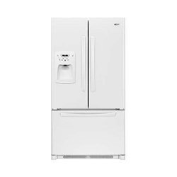 Amana:AFD2535DEW25.0cu.ft.FreestandingFrenchDoorRefrigerator-White
