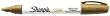Sharpie Paint Marker Pen Oil Base Medium Point, Gold Box of 12