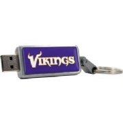 Centon Minnesota Vikings Edition NFL DataStick Keychain V2 4 GB USB 2.0 Flash Drive