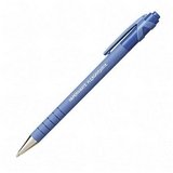Paper Mate(R) Flexgrip Ultra&trade; Retractable Pens, Fine Point, 0.8 mm, Blue, Pack Of 12