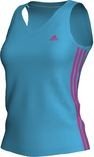 Adidas Damen T-Shirt Essentials 3-Stripes Tank, aqua, 42
