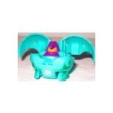 Bakugan B2 Bakupearl Single, LOOSE Figure Ventus Green Ravenoid 490G