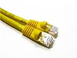 75 FT RJ45 CAT (6E) 550MHZ MOLDED NETWORK CABLE - YELLOW