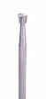 BURS INVERTED CONE #3 ISO 025 2.50MM DIAMETER PACKAGE OF 6