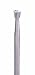 BURS INVERTED CONE #3 ISO 025 2.50MM DIAMETER PACKAGE OF 6