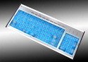 Blue Luminescent USB Keyboard