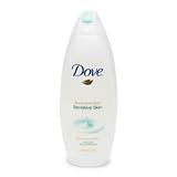 Dove Sensitive Skin Body Wash, Unscented ~ 24 Fl. oz