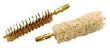 Bronze Bristle Bore Brush & Cotton Swab Brush/Swab Set .50 Cal.