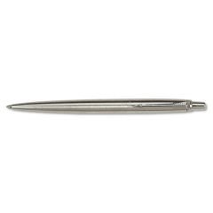 Parker Jotter Pen, Stainless Steel, Medium Point, Black Ink (PAR13333)