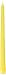Zest Candle 12-Piece Taper Candles, 10-Inch, Yellow