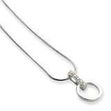Silver .05ct. Diamond Necklace QW201-18 QG