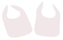Fisher-Price Cotton Bibs (2-Pack)
