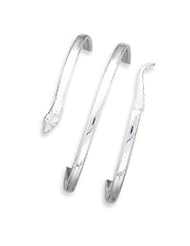 Sterling Silver Snake Bangle Bracelet
