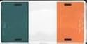 Ireland Flag License Plate