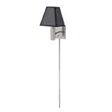 IMAGE OF Z-Lite 1201WL Pyramid 1 Light Wall Sconce in Polished Stainless Steel,
