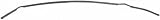 69-70 FORD MUSTANG FRONT DOOR MOLDING LH (DRIVER SIDE), Edge Guard (1969 69 1970 70) F00461706 C9ZZ6520941A