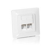 Equip RAL1013 Universal C6 Dose 8/8, perlwei&szlig; Retail, Aufputzgeh&auml;use Preisvergleich
