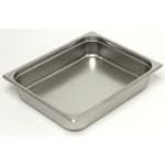 Stainless Steel Steam Hotel Pan Half Size 2-1/2''D