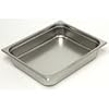 Next Day Gourmet Stainless Steel Steam Hotel Pan Half Size 2-1/2"D