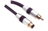 Assembled S-Video Male/Single RCA Male, 6.0 ft.