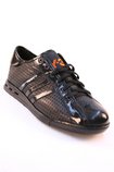 LANCER LOW TOP PATENT/LEATHER SNEAKER